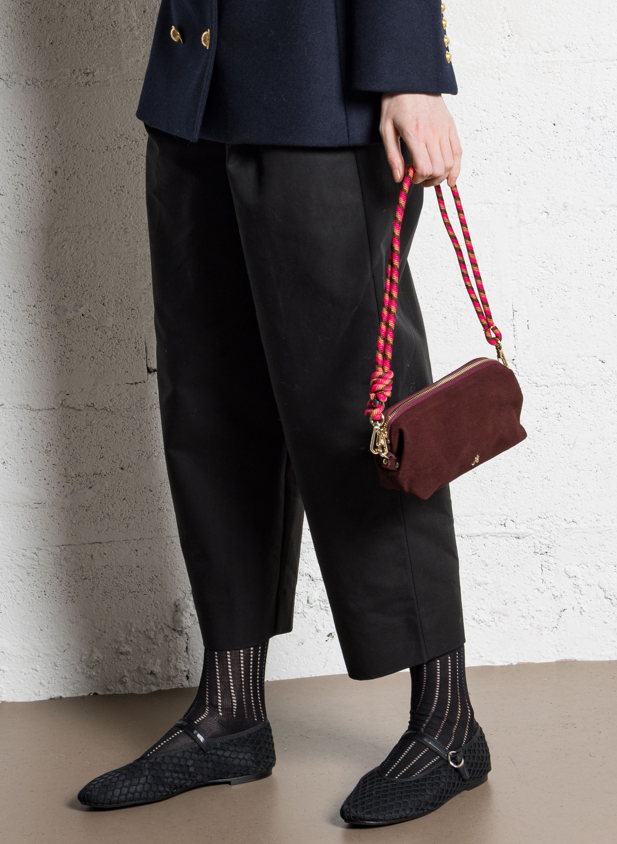 Sac porté épaule en cuir  CRAIE STUDIO Rouge