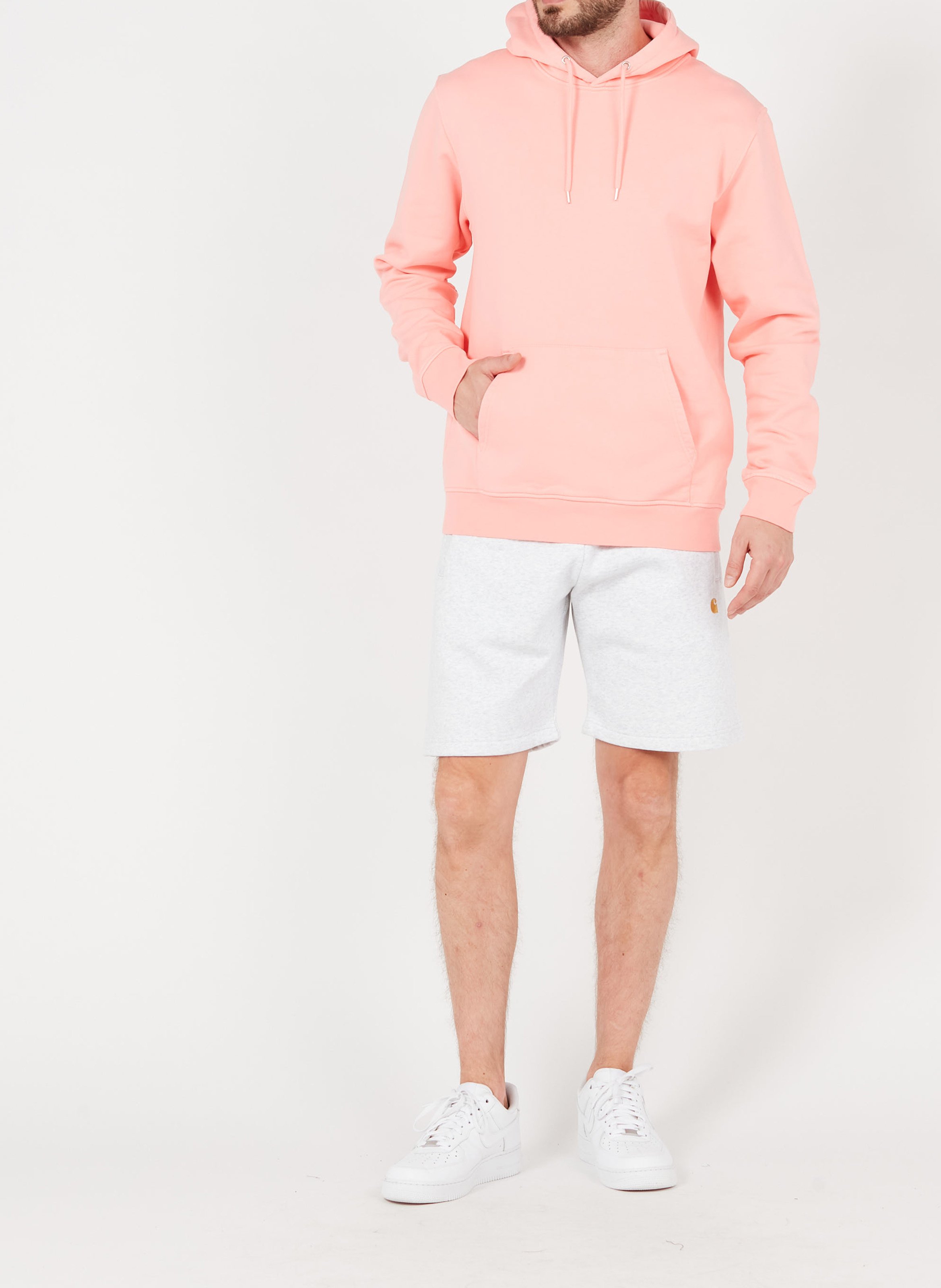 Kapuzensweatshirt aus Baumwolle, Regular Fit COLORFUL STANDARD Rosa