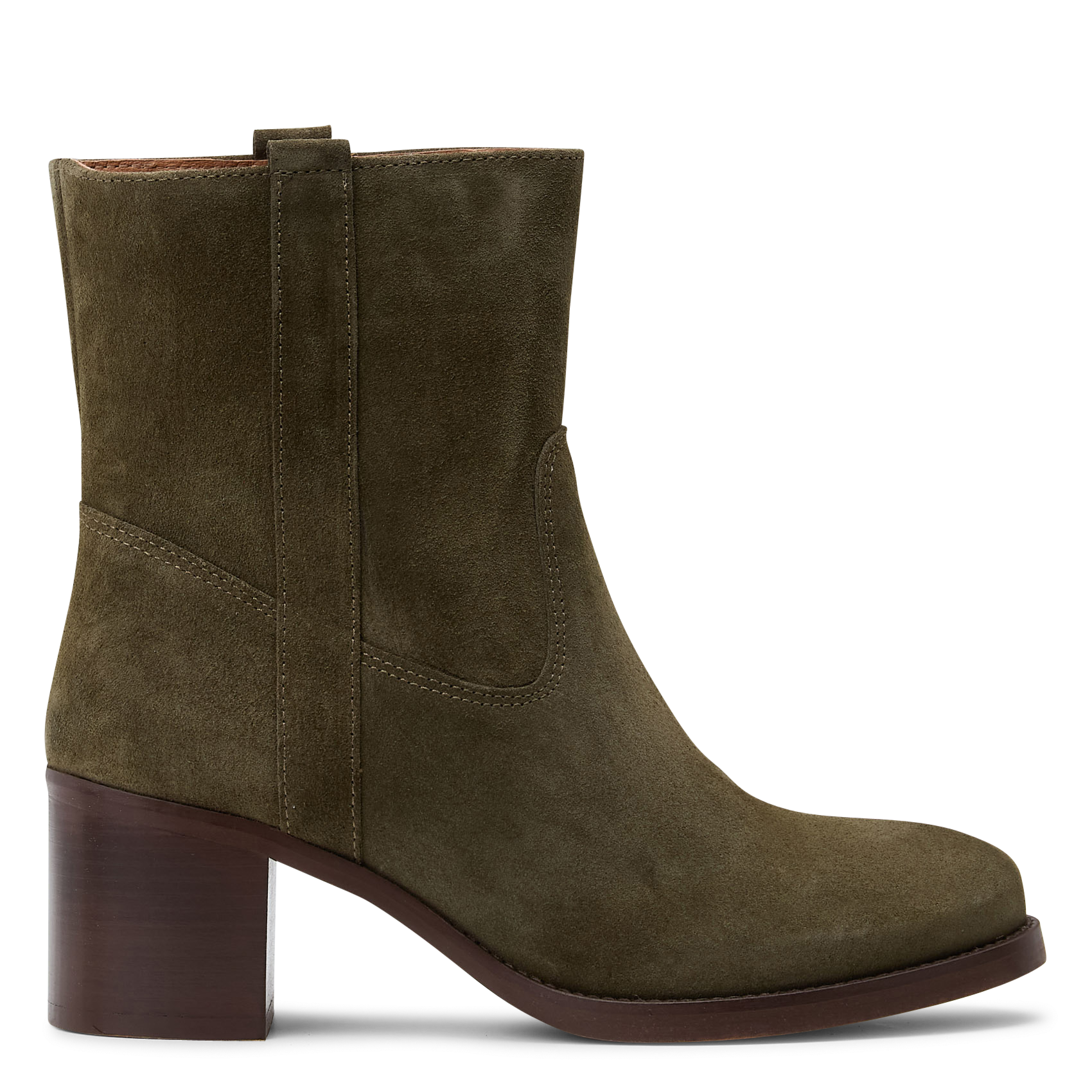 Stiefeletten aus Veloursleder LA FEE MARABOUTEE Grun