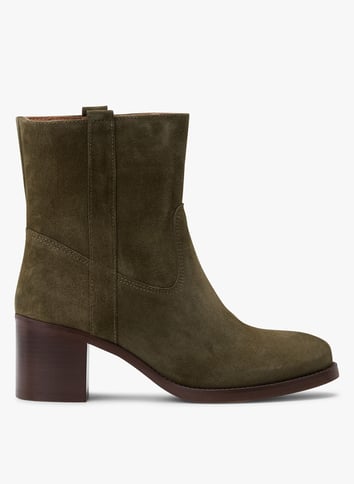 Santoni Bottines En Daim à Lacets | Bleu | FR Santoni Bottines En Daim à Lacets | Bleu | FR