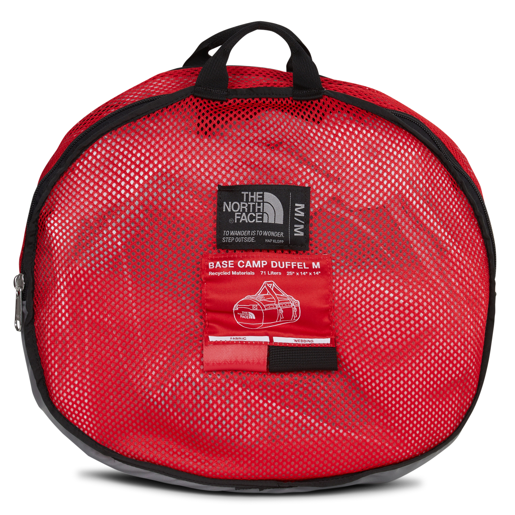 Sac de voyage compacte uni THE NORTH FACE Rouge