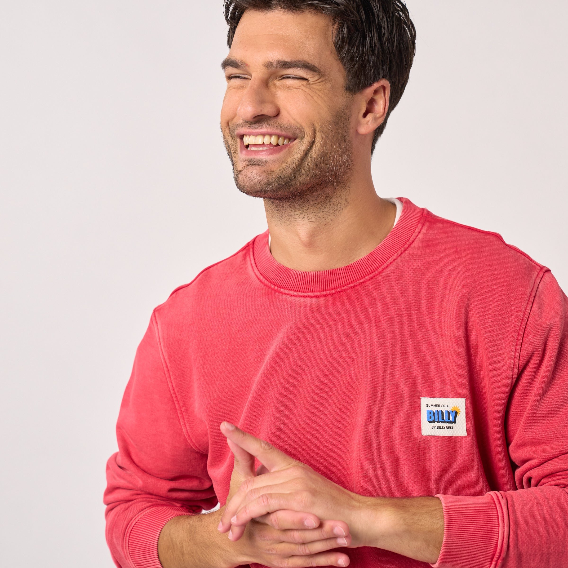 Vintage organic cotton sweatshirt Red