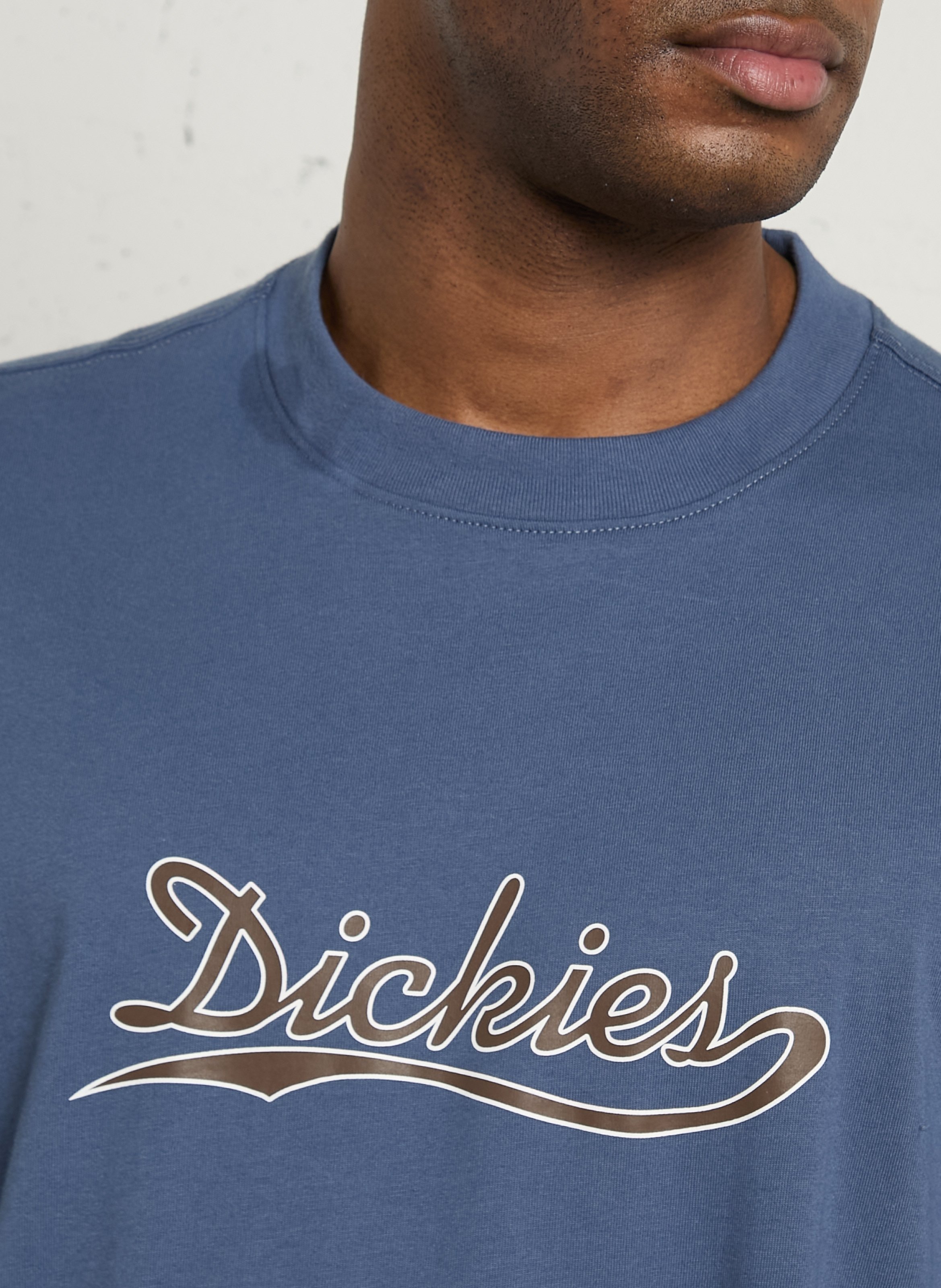 T-shirt met losse pasvorm en korte mouwen DICKIES Blauw