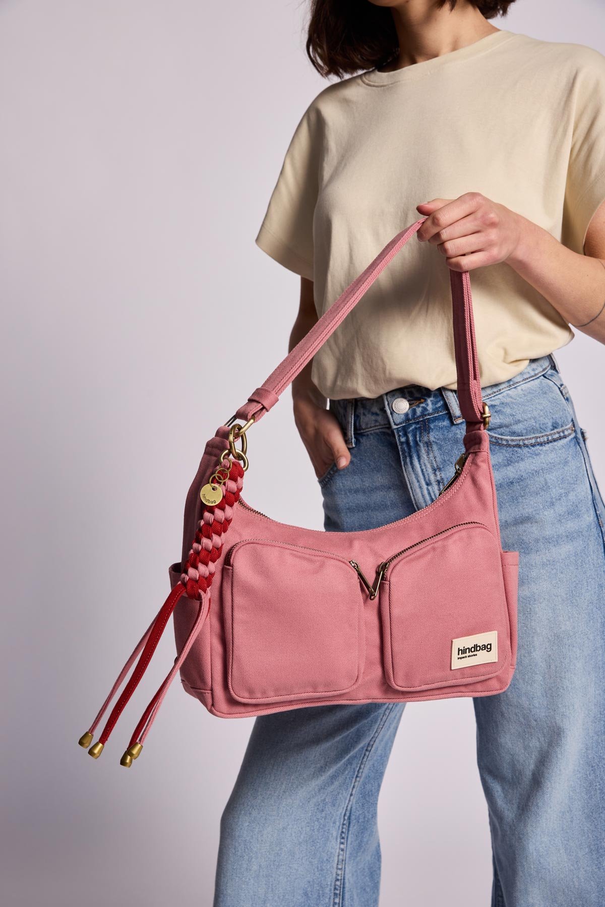 Porte-clés sammy HINDBAG Rose
