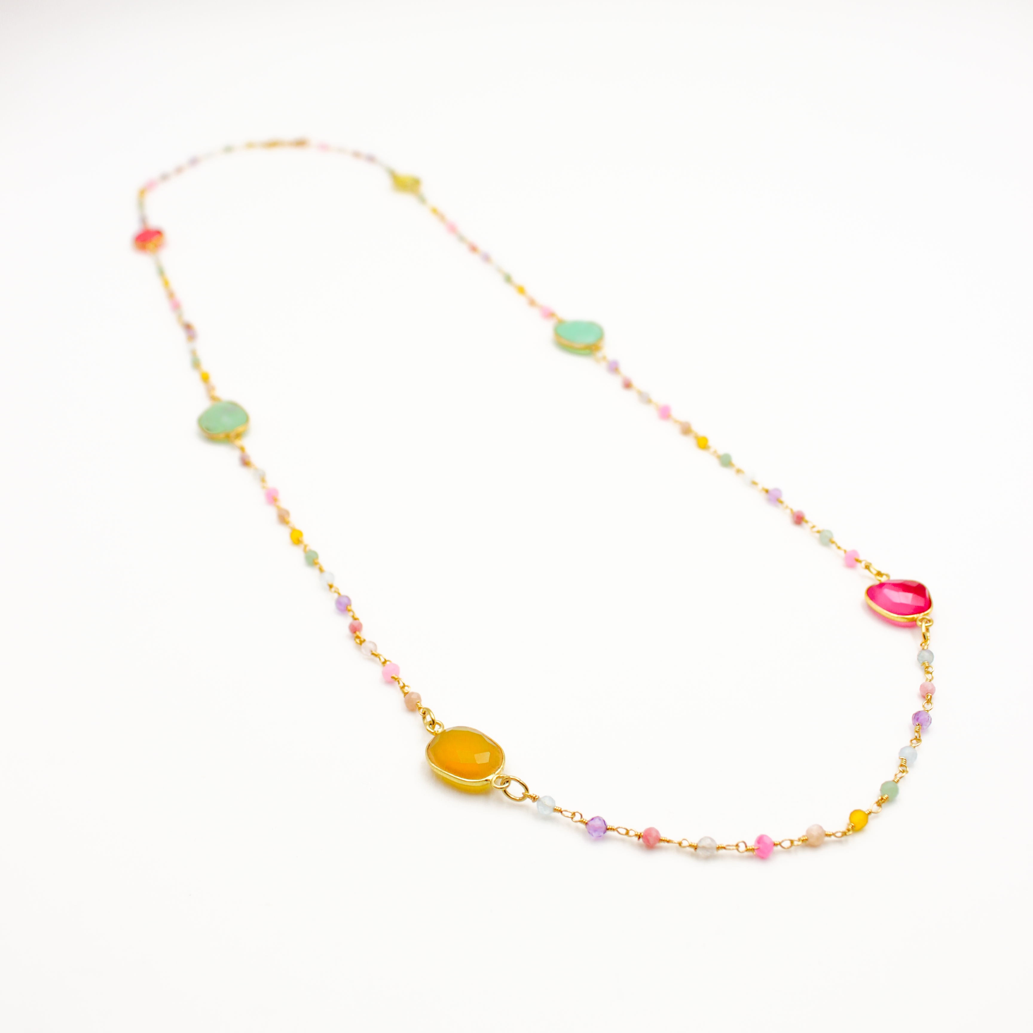 Sautoir multipierres - frida L'ATELIER DES DAMES Doré