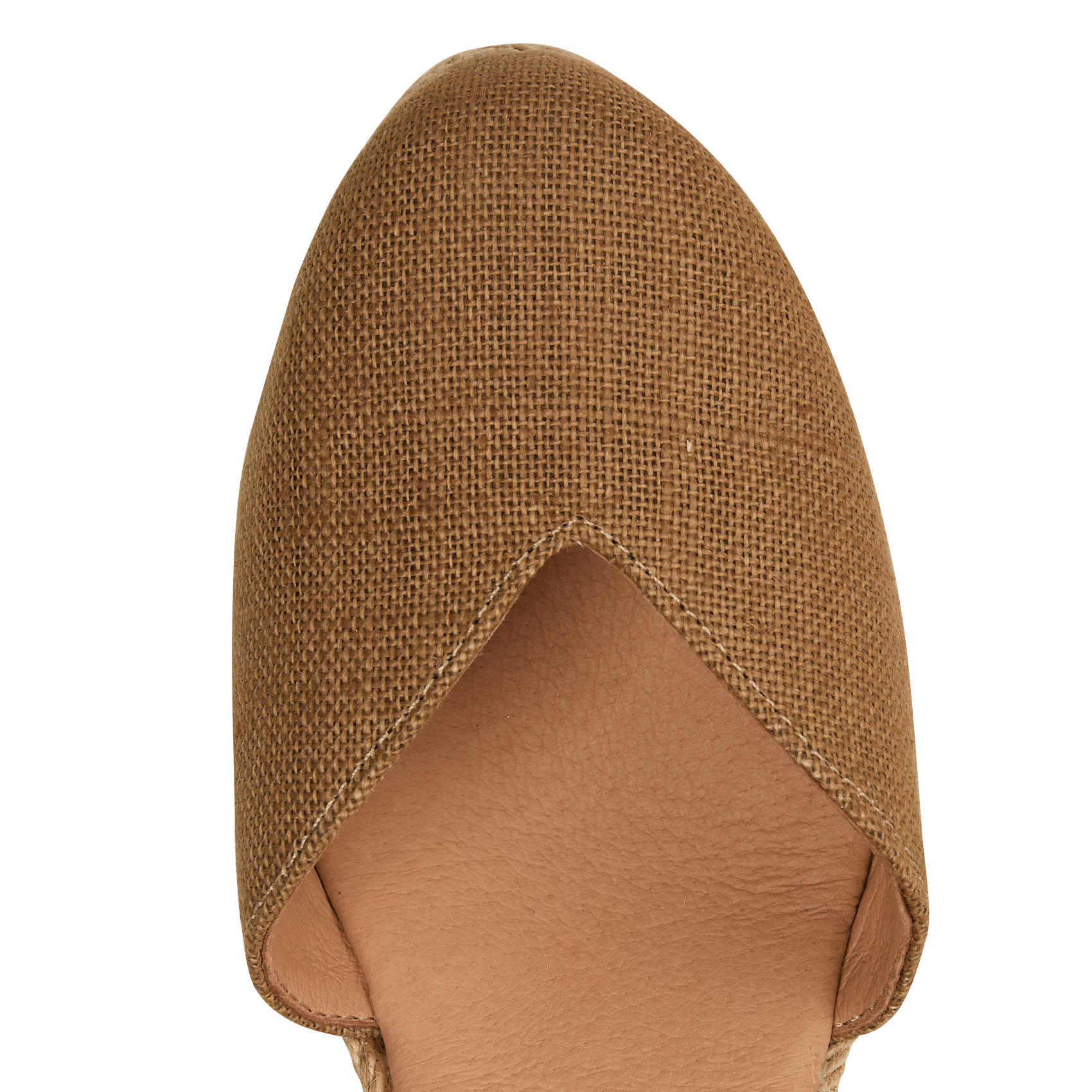 Espadrilles compensées en coton MAISON 123 Beige