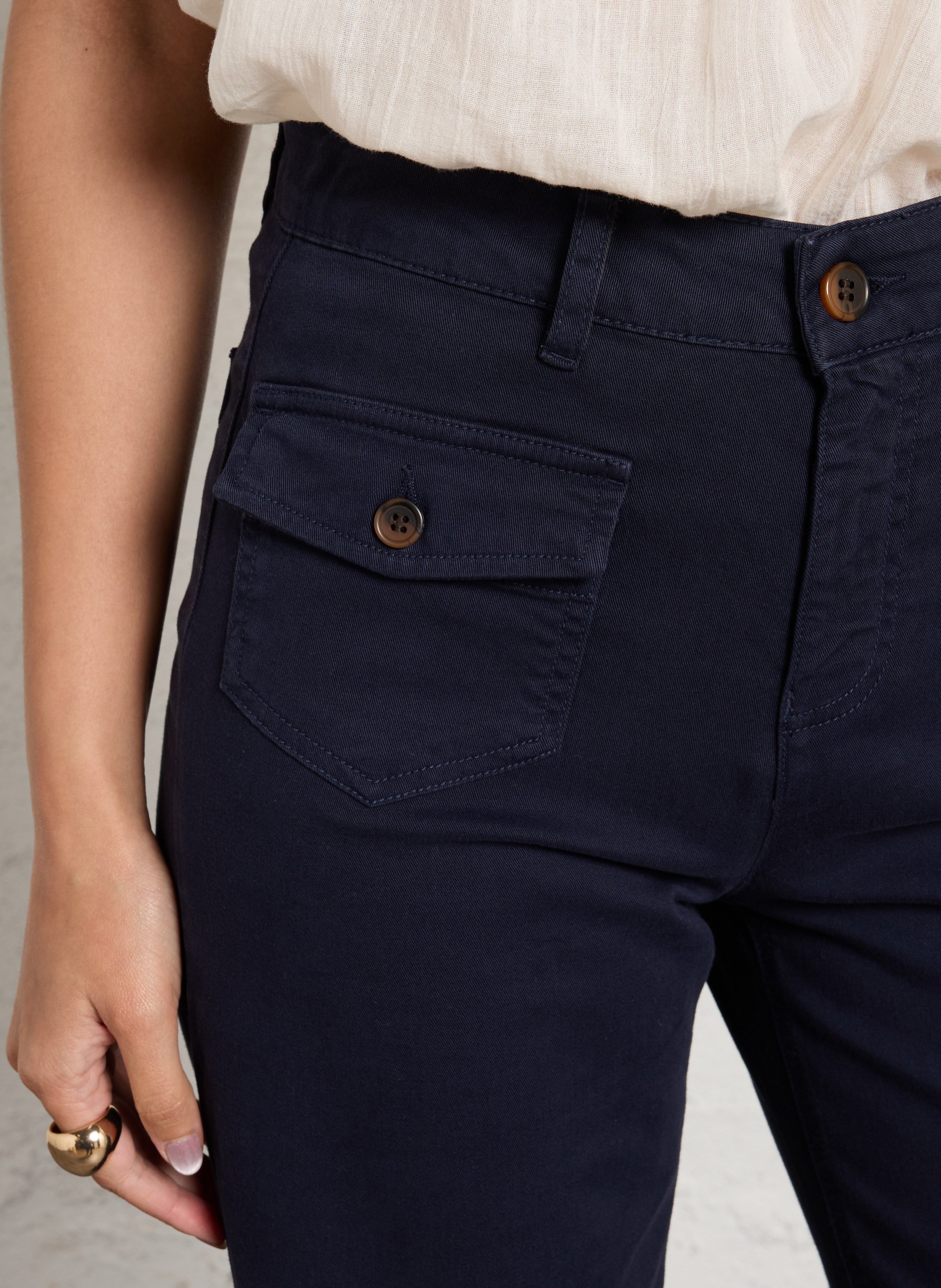 Jean large en coton MAISON 123 Bleu