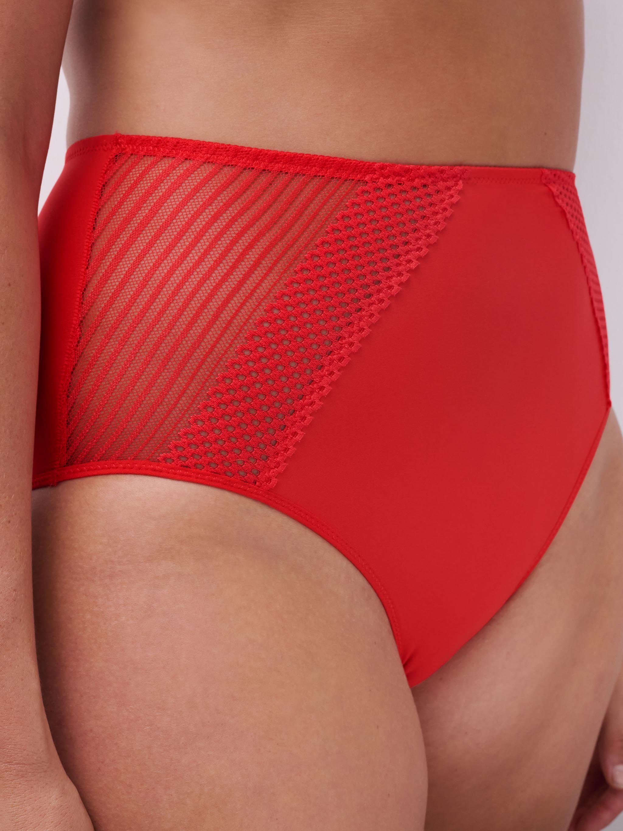 Culotte taille haute en dentelle CHANTELLE PULP Rose