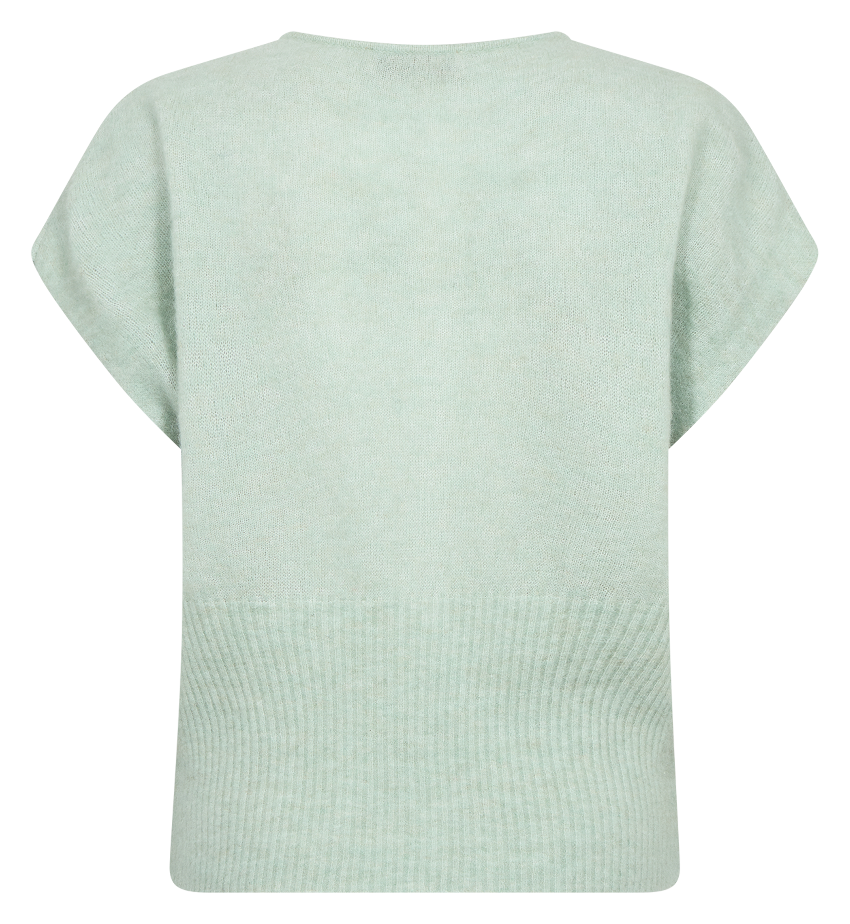 Fitted wool blend sweater MOS MOSH Green