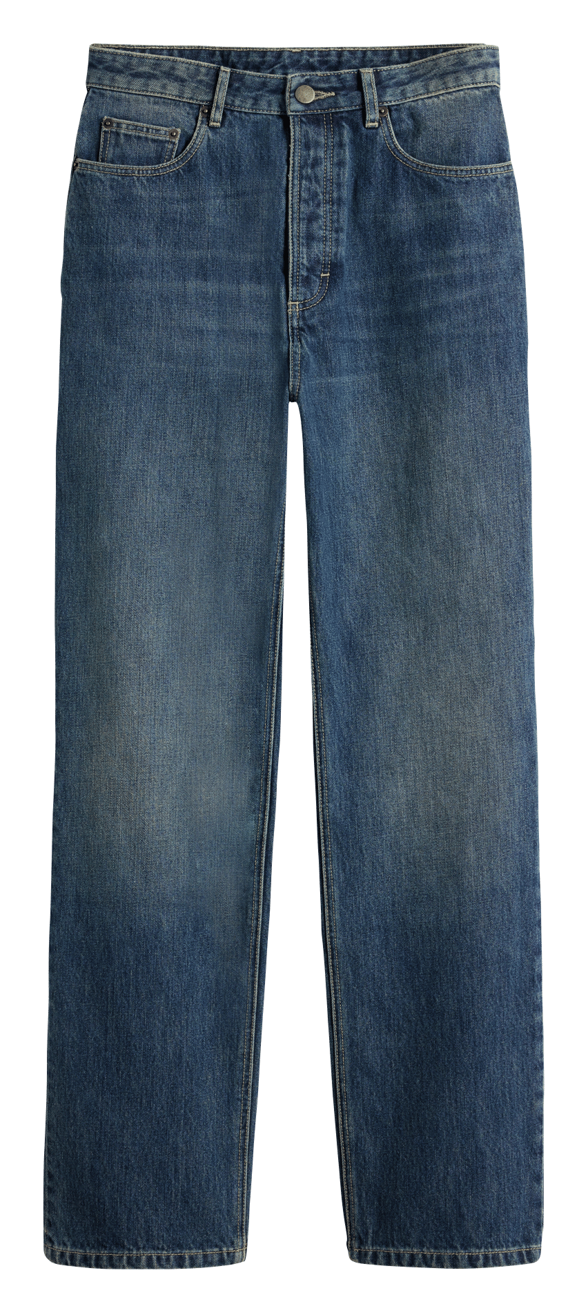 Straight-leg organic cotton jeans SOEUR Blue