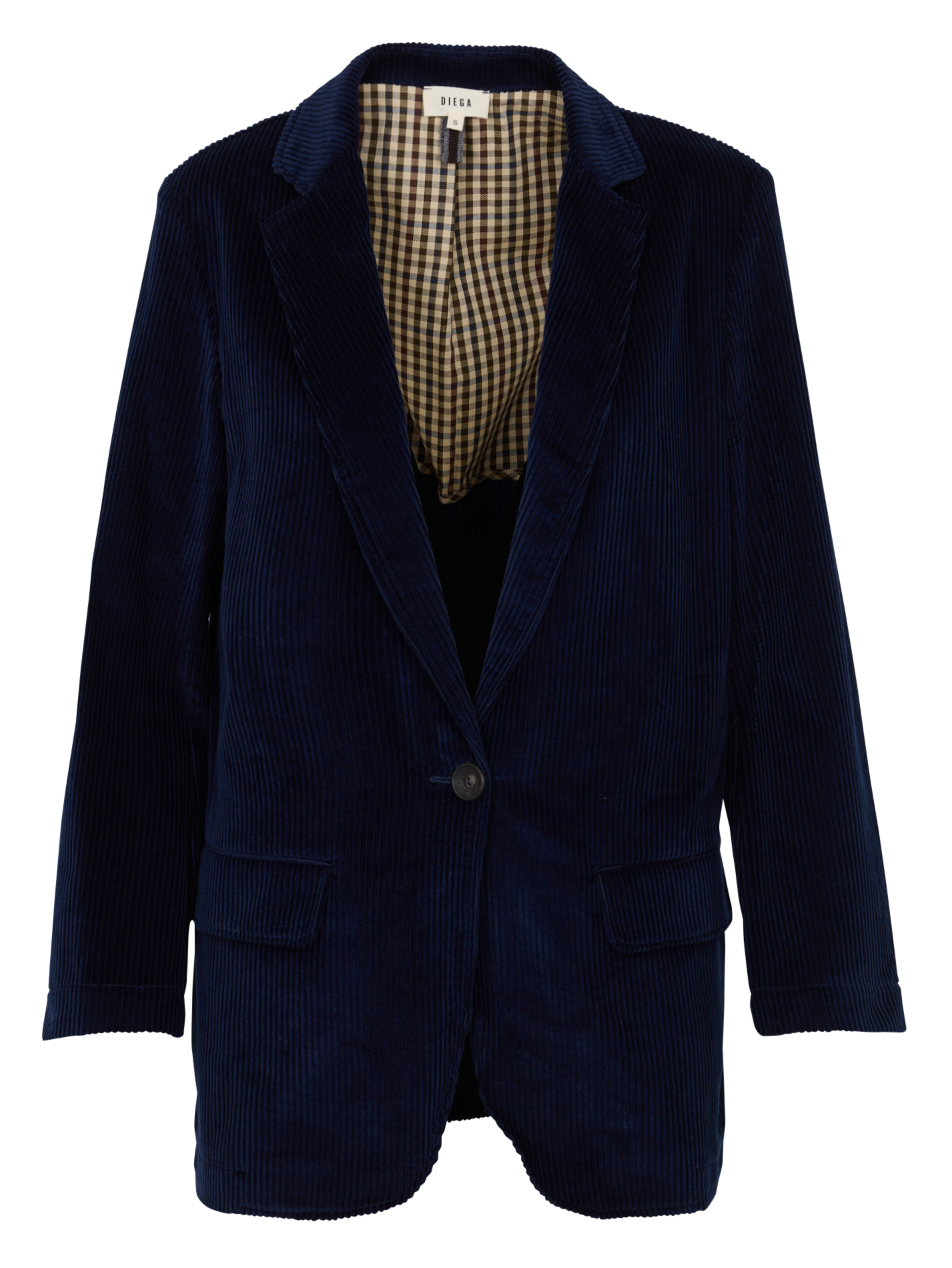 Taillierte Baumwolljacke DIEGA Blau