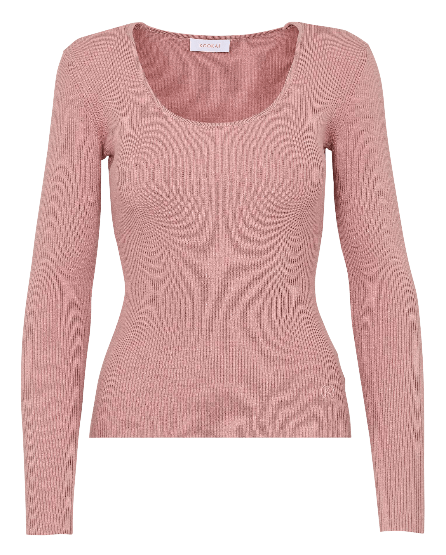 Fitted crew-neck sweater KOOKAI Pink