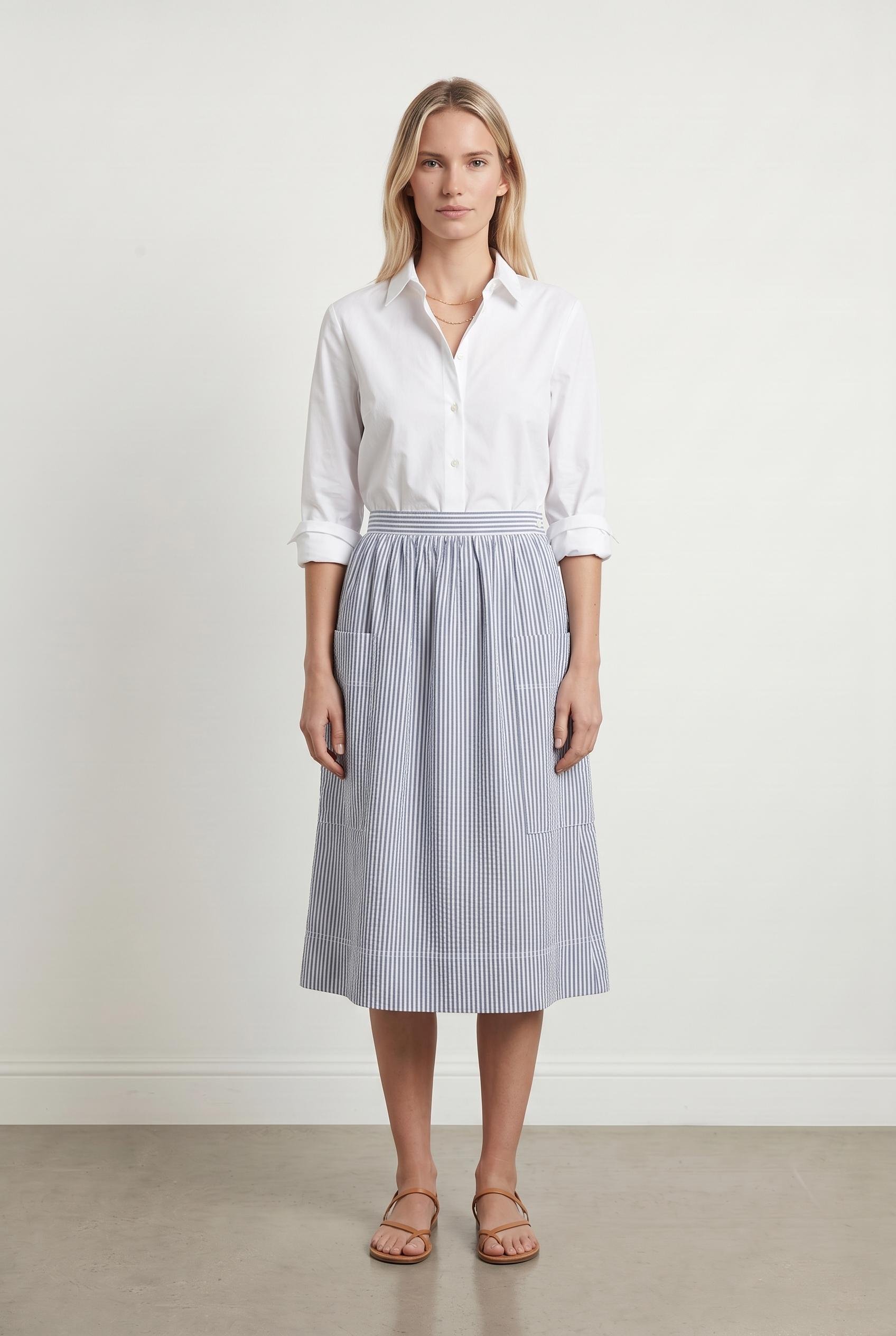 Short & midi skirt COMPTOIR DES COTONNIERS - Seconde main Blue