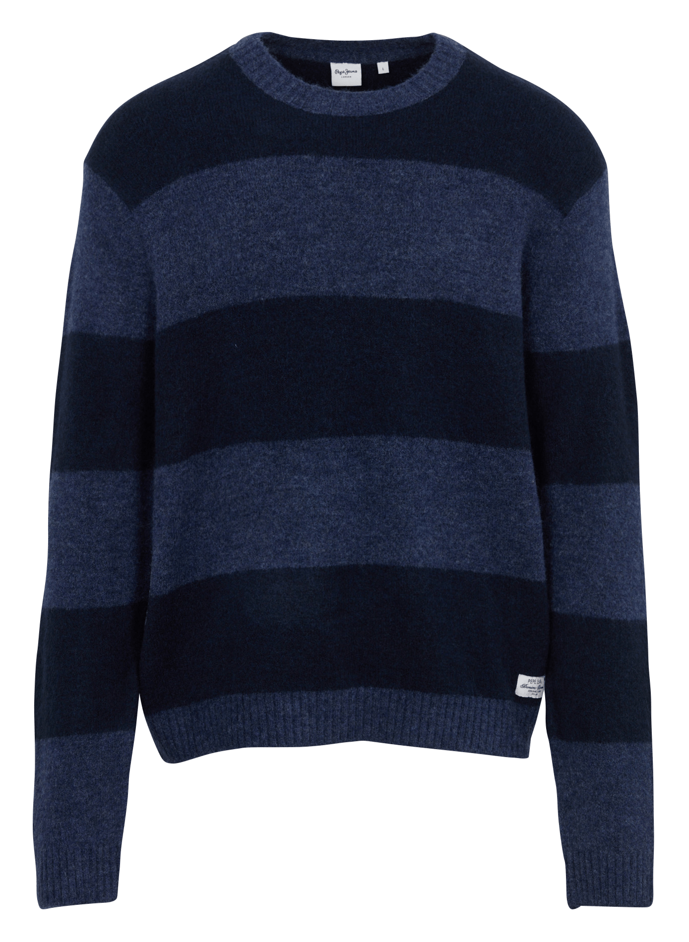 Rechte trui met strepen PEPE JEANS Blauw