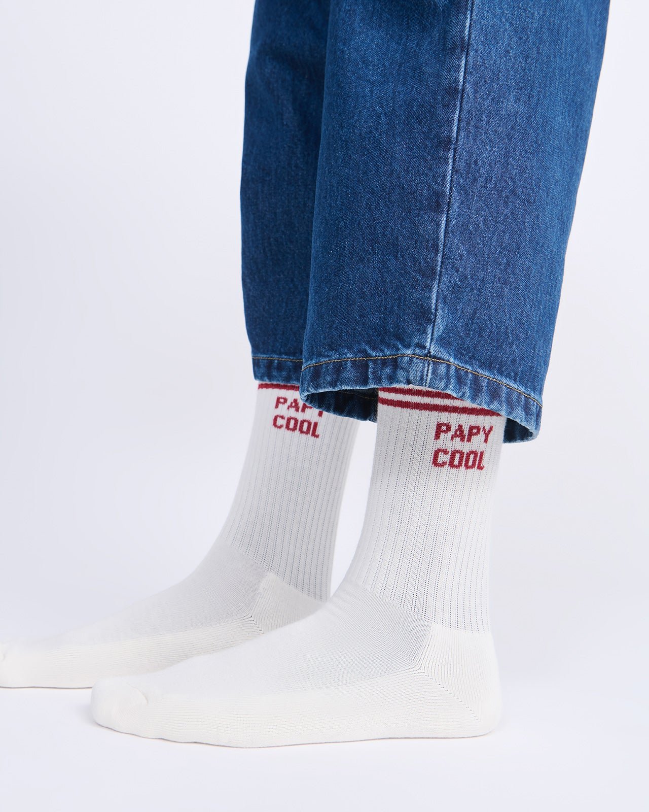 Cool Grandpa Socks EMOI EMOI White