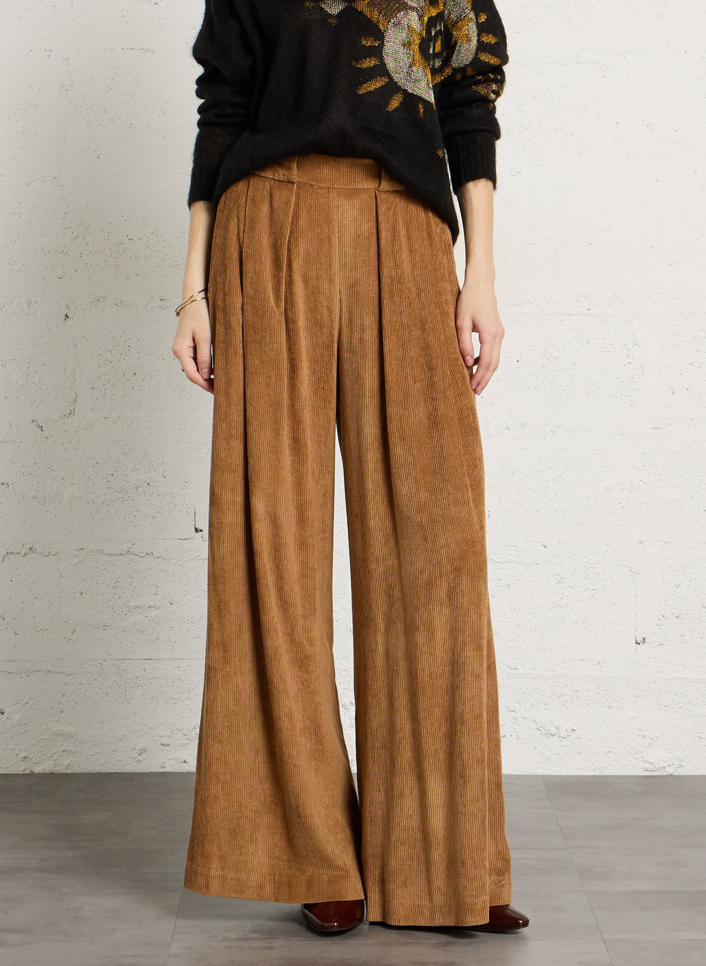 Wide-leg corduroy pants MOMONI