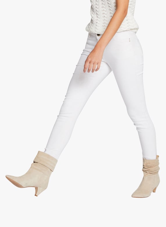 Low-Rise skinny jeans Beige Morgan Women Place des Tendances