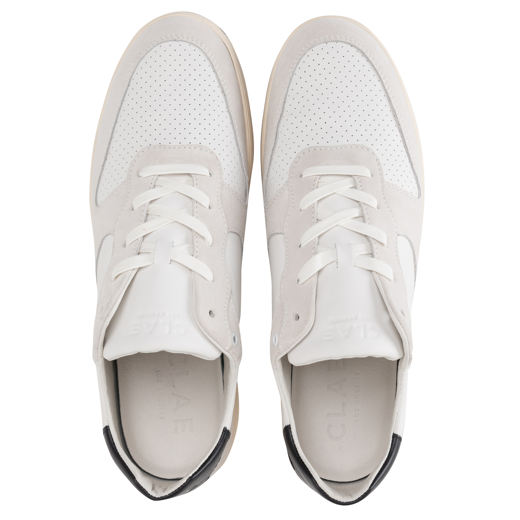Leather low-top sneakers CLAE White