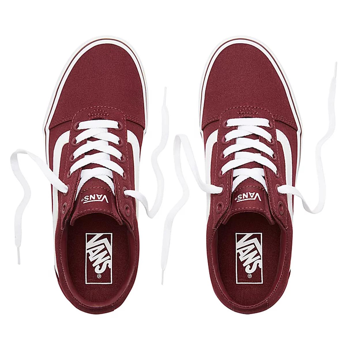 Vans haute bordeaux femme hot sale