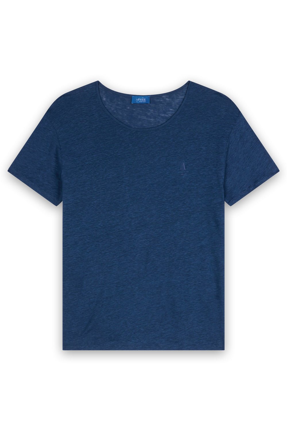 Short-sleeved T-shirt with round neckline APNEE Blue