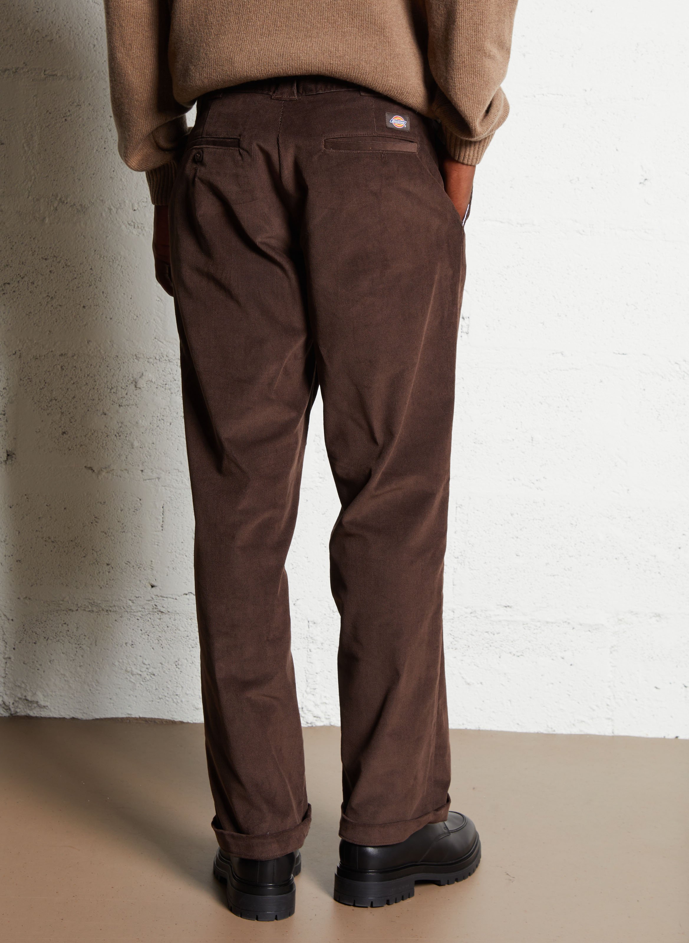 Cotton-blend bucket hat DICKIES Brown