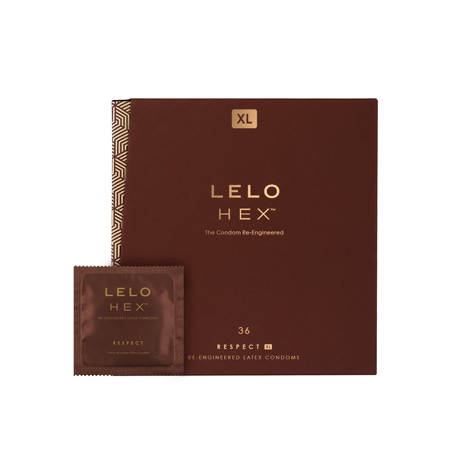 Préservatifs de luxe pack 36 taille xl LELO Transparent
