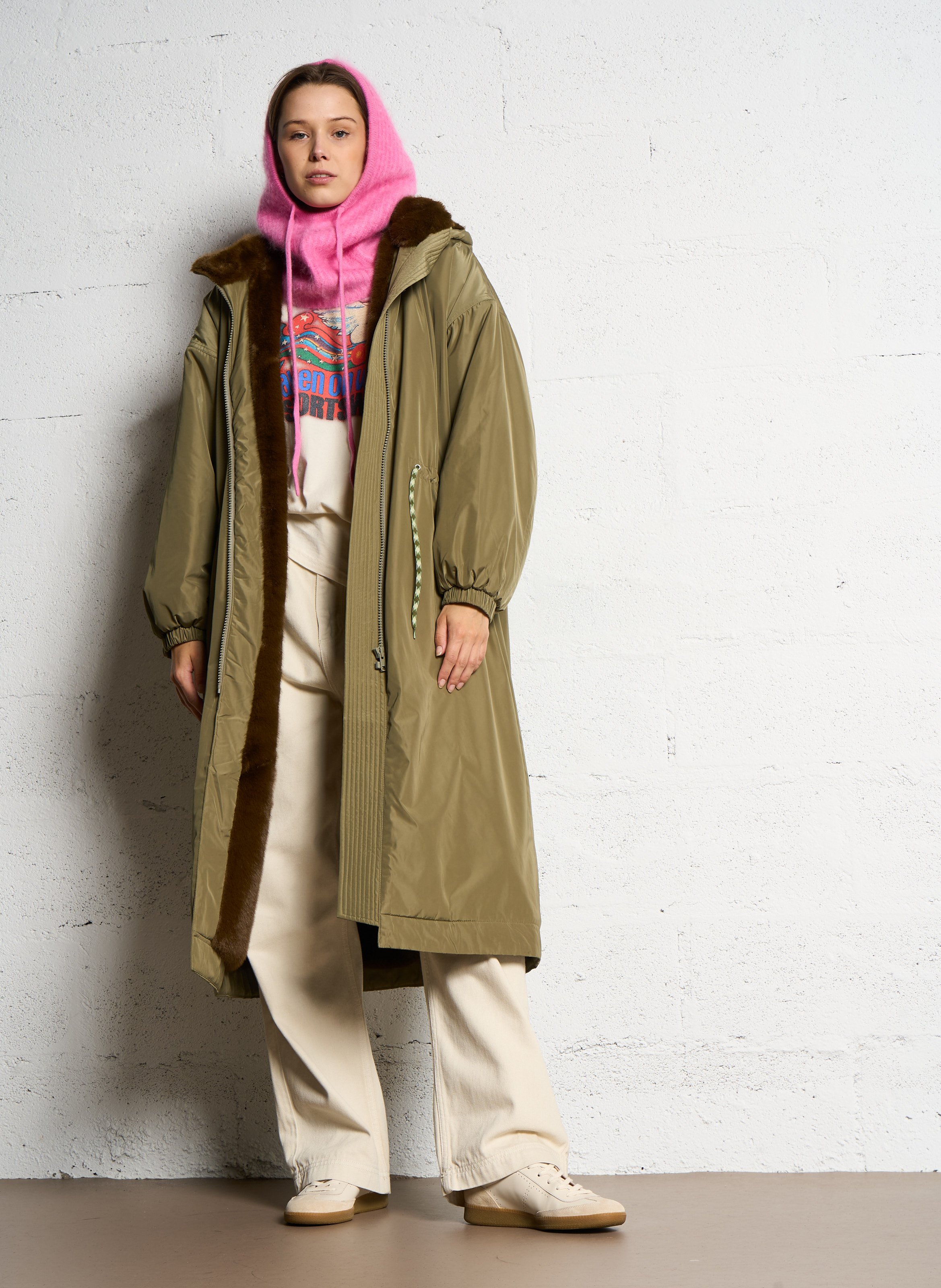 Manteau col montant BELLEROSE