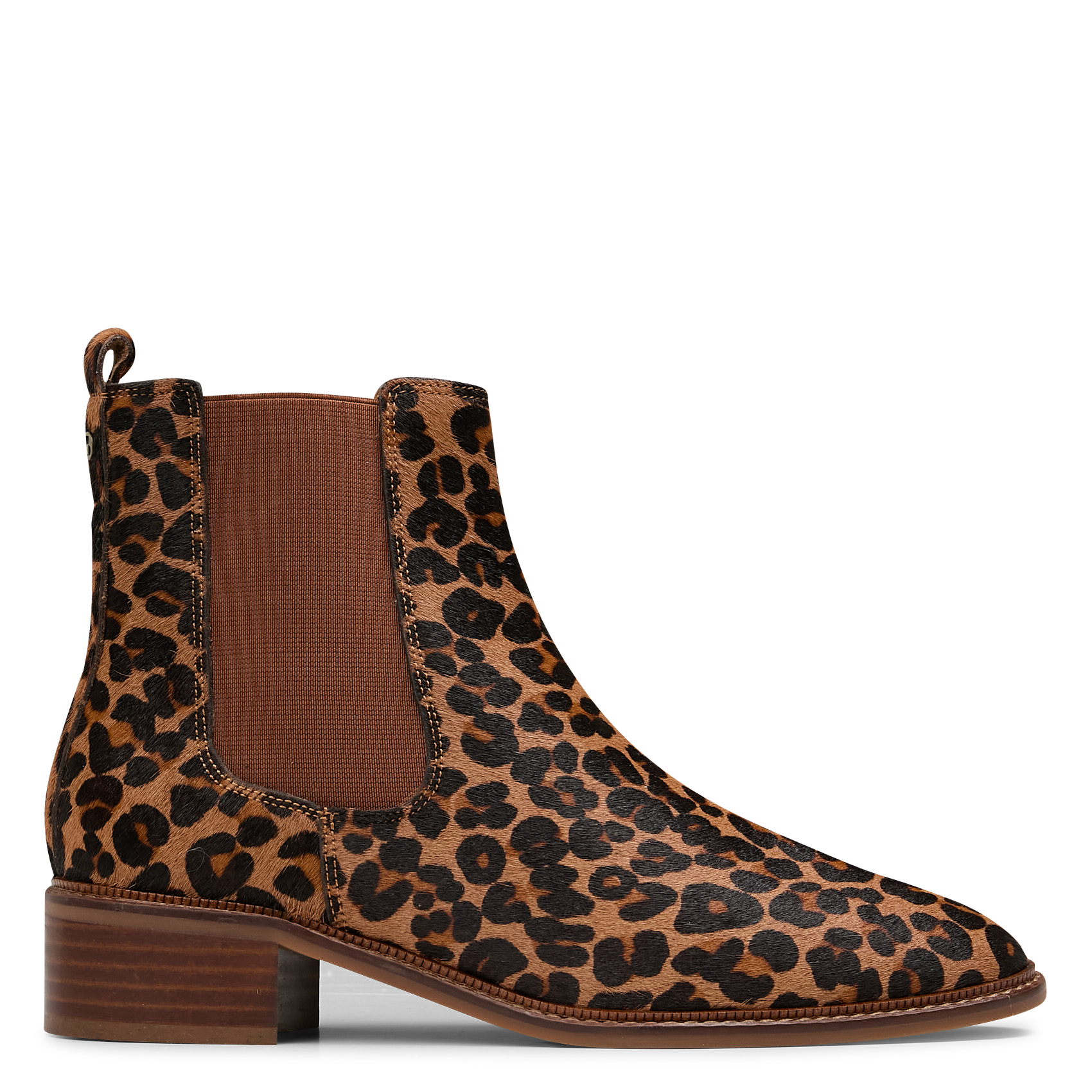 Bottines léopard en cuir BOCAGE Multicolore