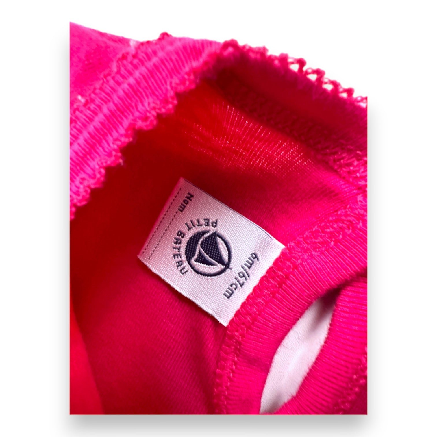 Pink Baby Dress - 6 months PETIT BATEAU - Seconde Main Pink