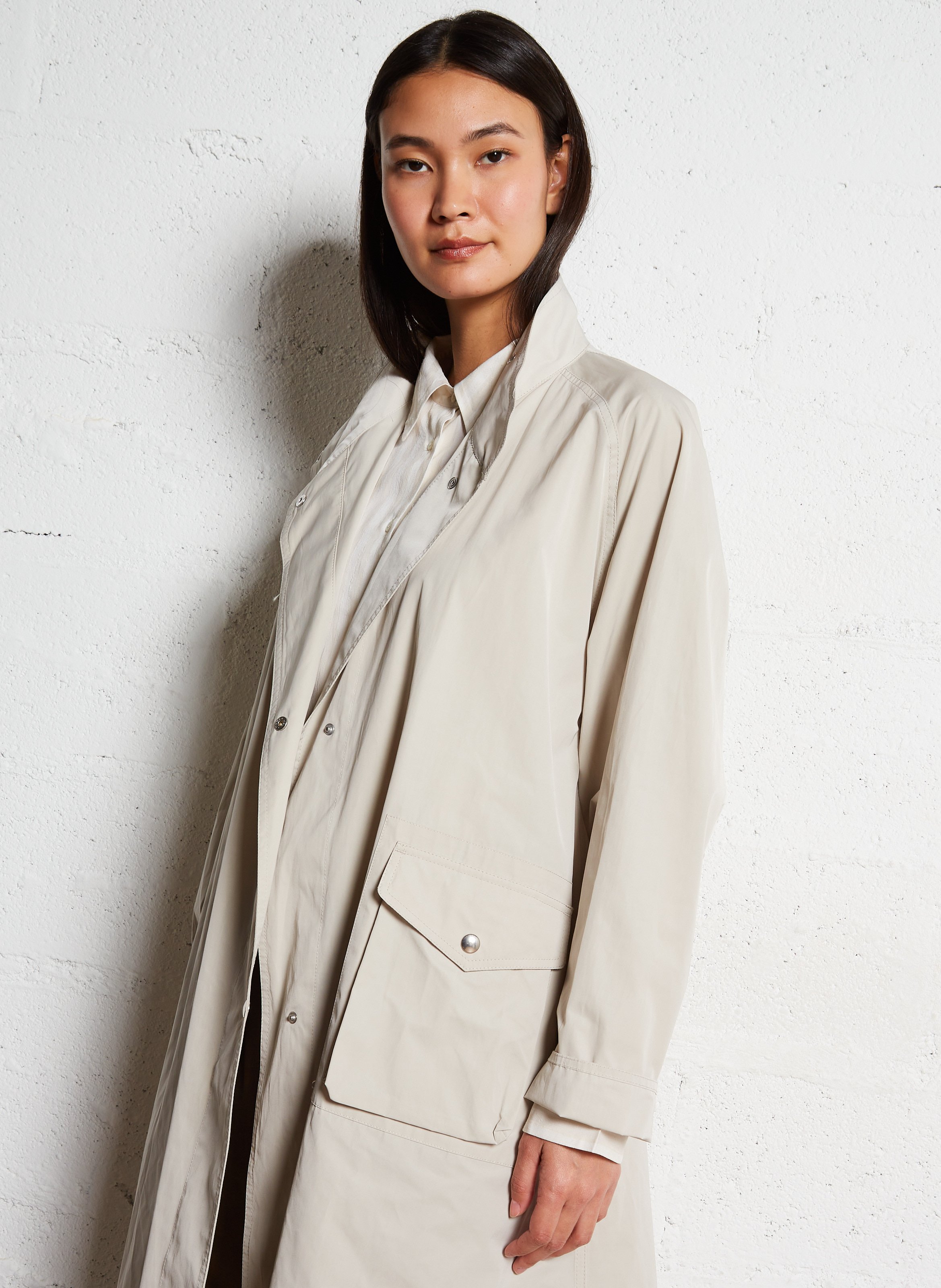 Oversized trench coat MASSCOB Beige