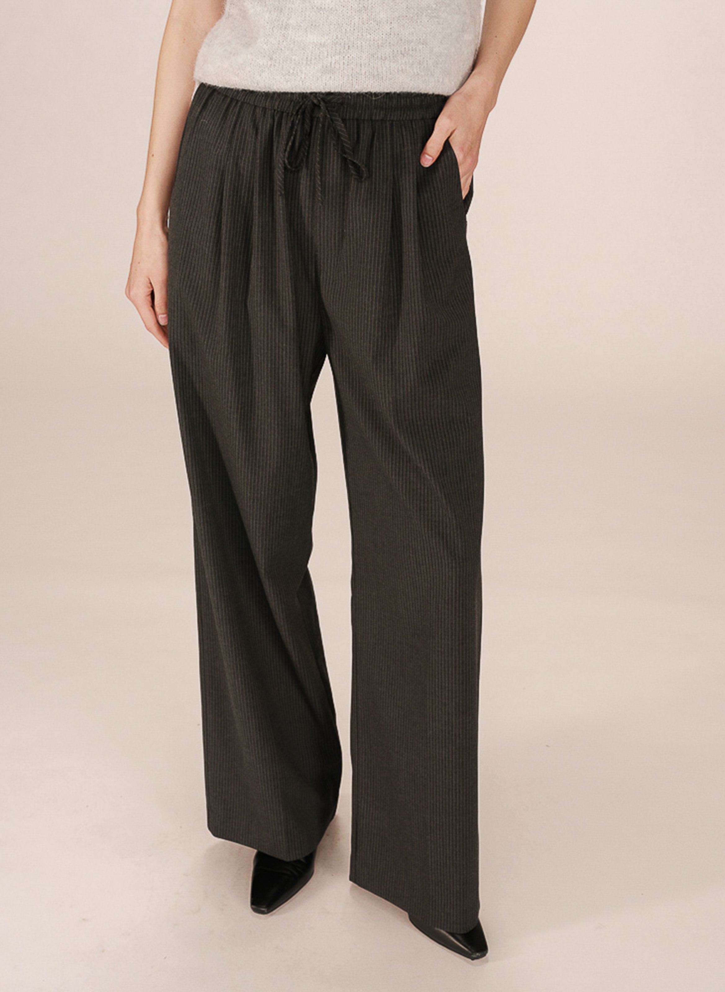 Low-cut loose-fit dress GRACE ET MILA Grey