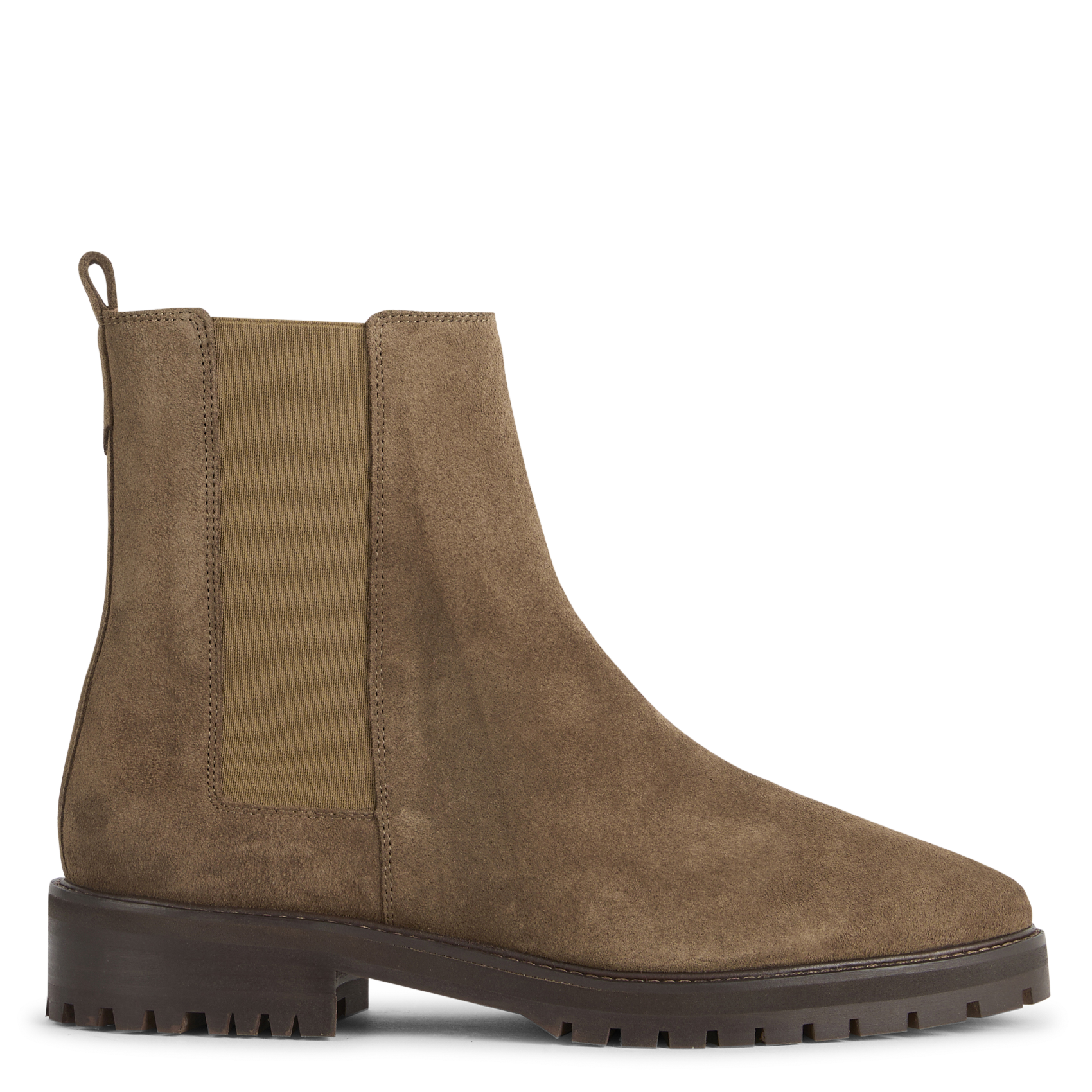 Bottines Chelsea en cuir RIVECOUR Marron