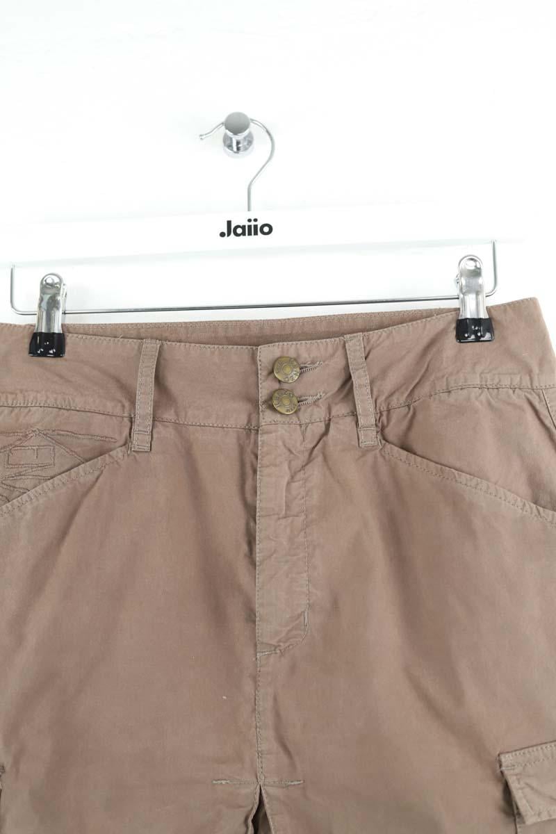 Cotton mini skirt KENZO - SECONDE MAIN Brown