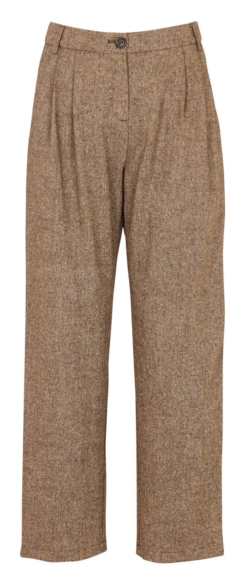 Marl straight-leg pants COTELAC Brown