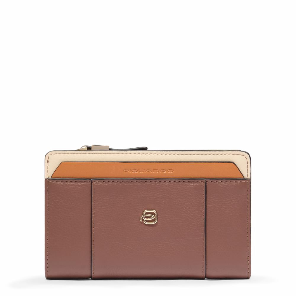 Petite taille, portefeuille pour femmes à deux volets PIQUADRO