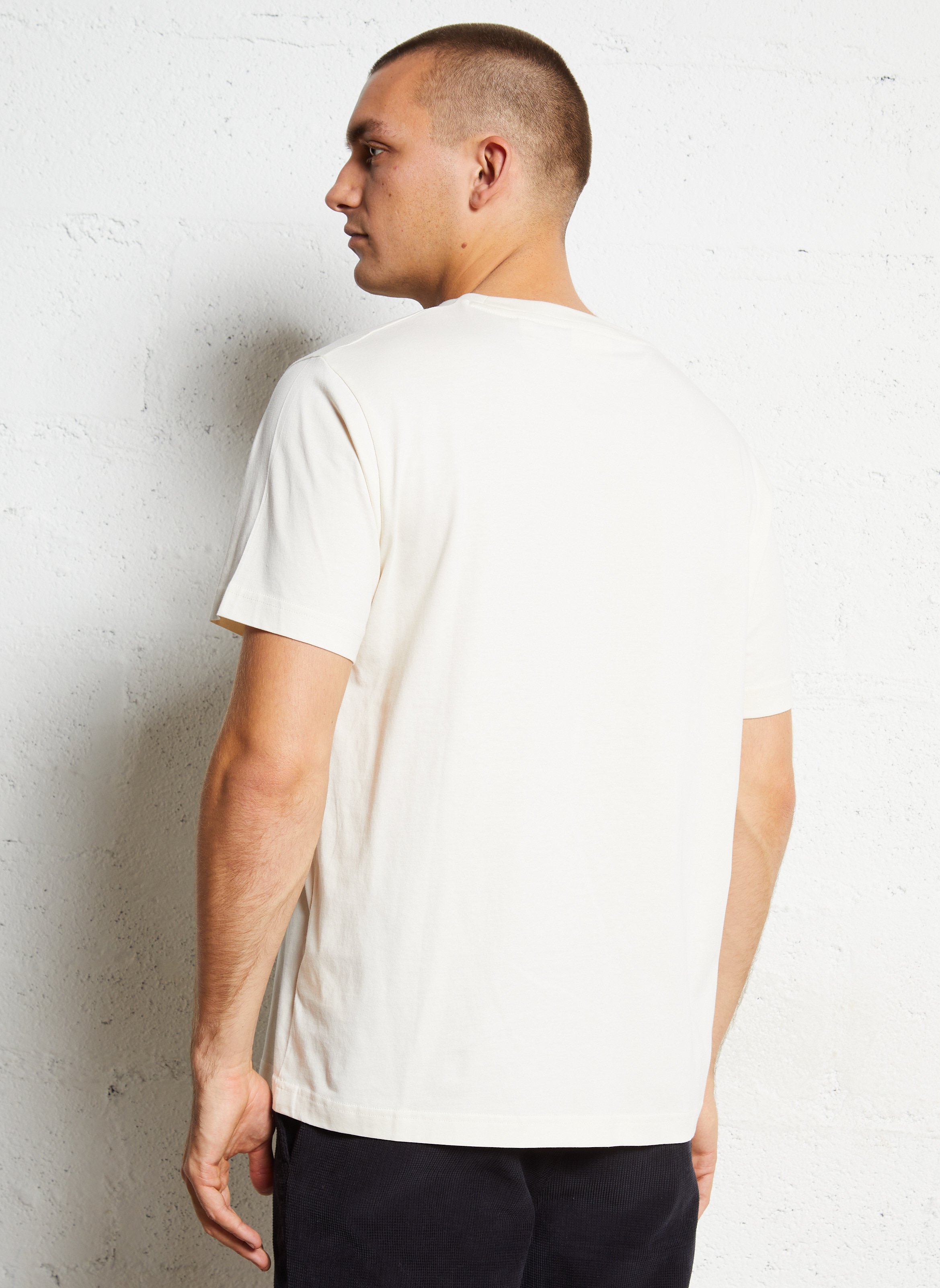 Tee-shirt droit en coton GANT Beige