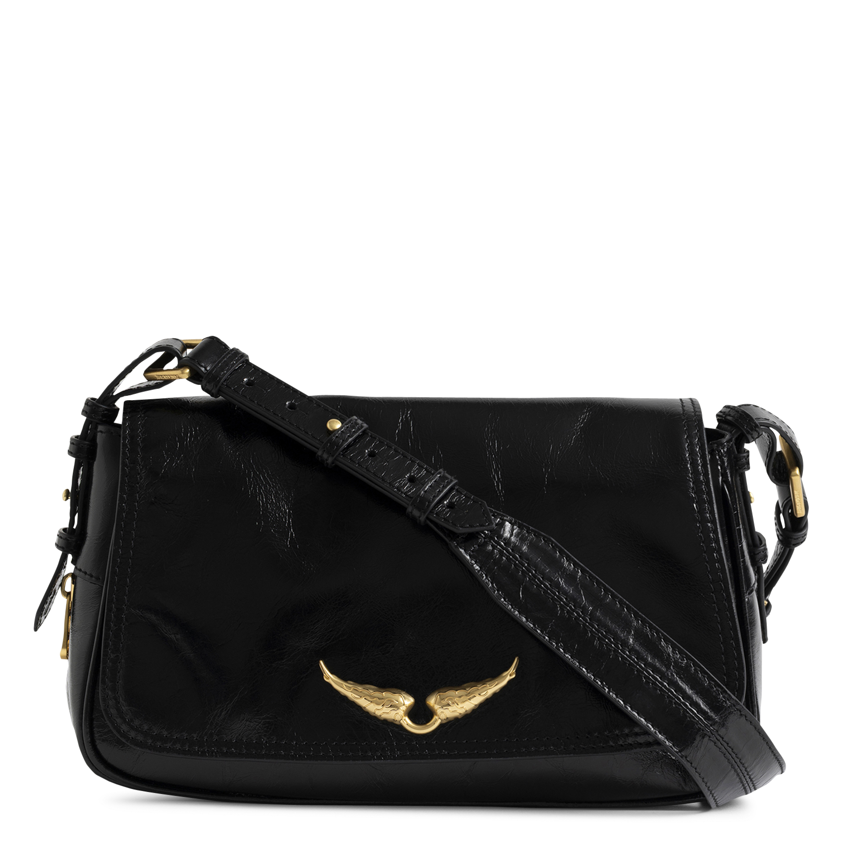 Leather clutch bag ZADIG&VOLTAIRE Black