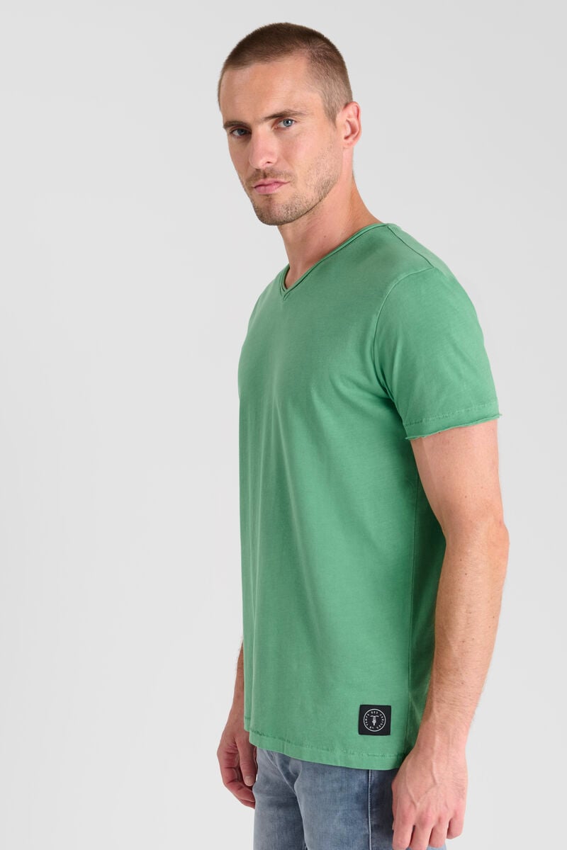 Tommy Badge T-shirt LE TEMPS DES CERISES Green