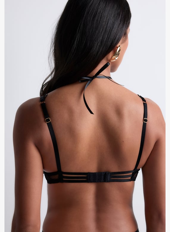 Soutien-gorge plunge foulard | Noir by AUBADE Soutien-gorge plunge foulard Noir