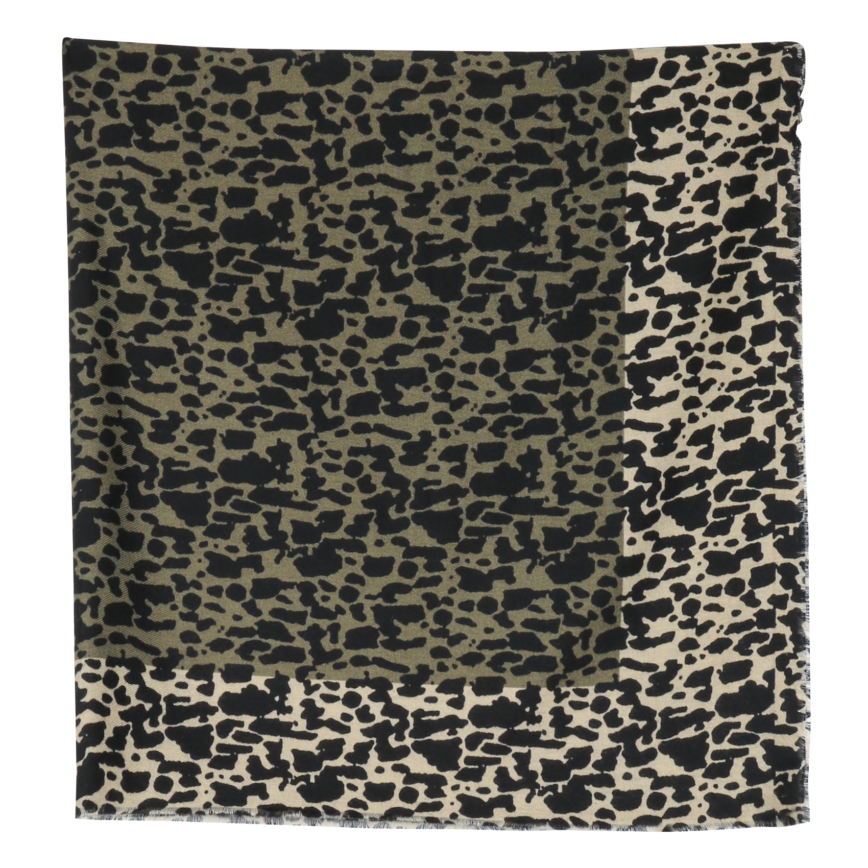 Leoparden Schal LE TEMPS DES CERISES Grun