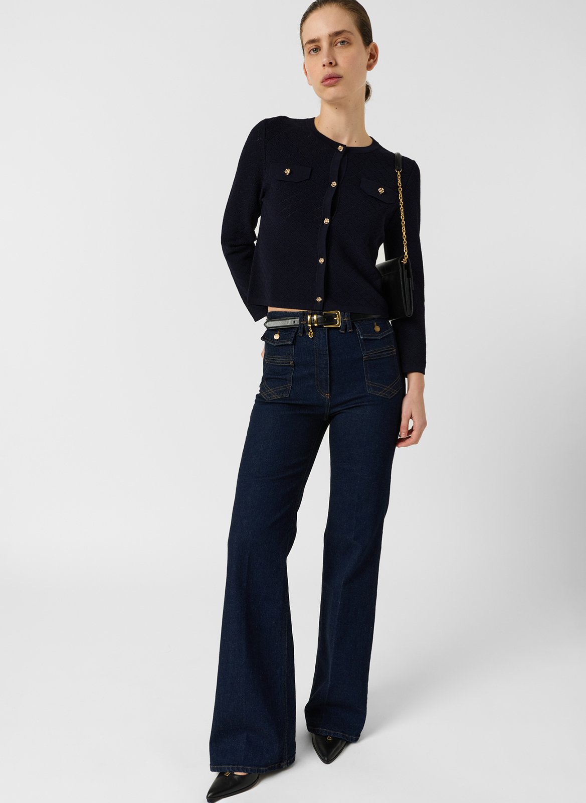 Aansluitend vest met ronde hals GERARD DAREL Blauw