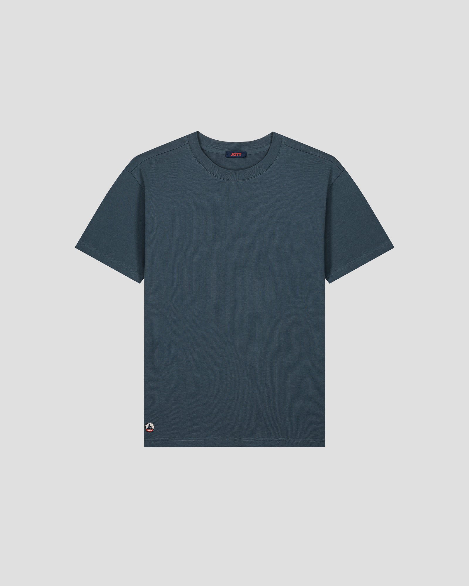 Round neck t-shirt in bluestone color Andrea JOTT Blue