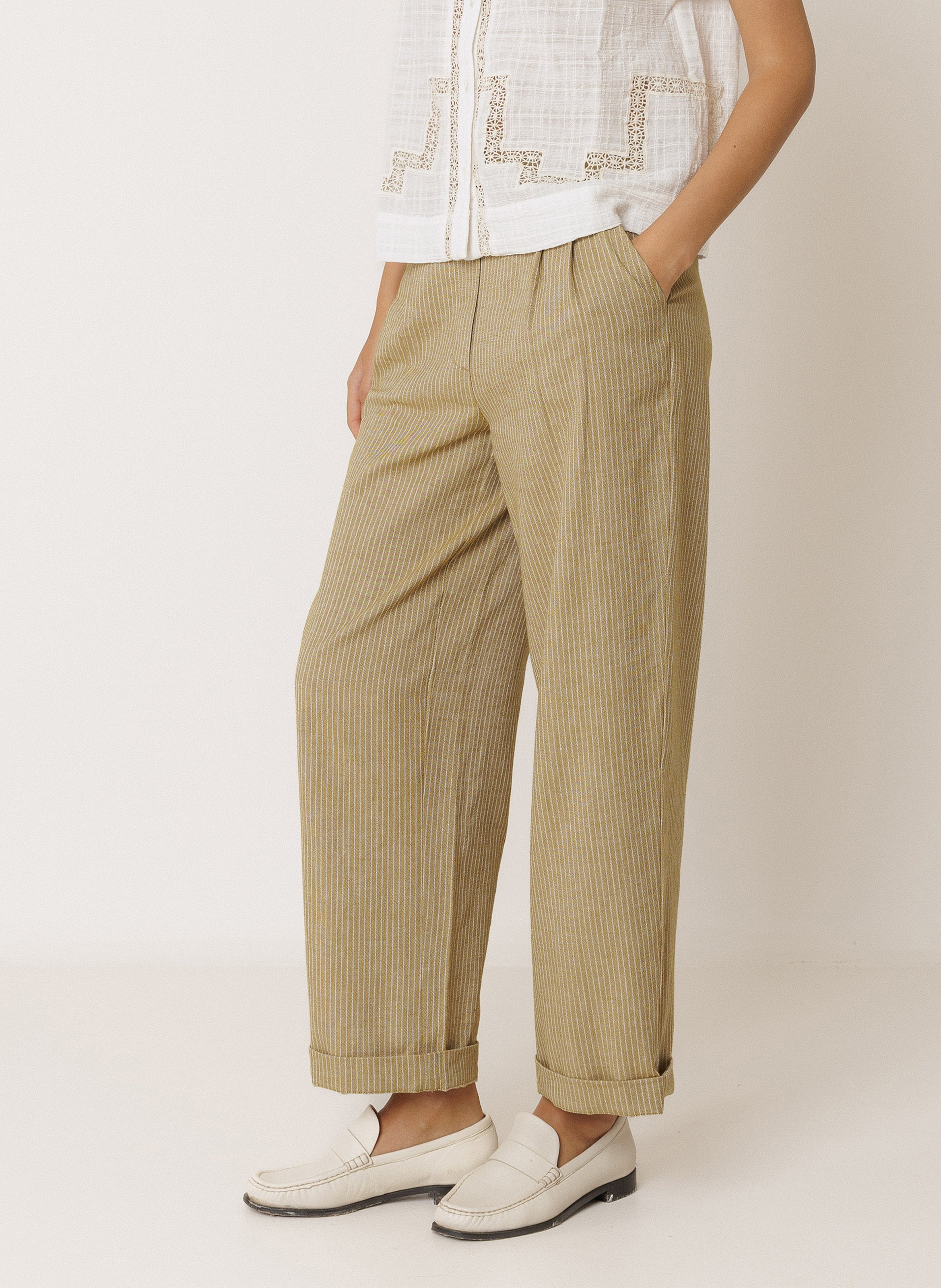 Weite Hose aus Bio-Baumwolle INDI & COLD