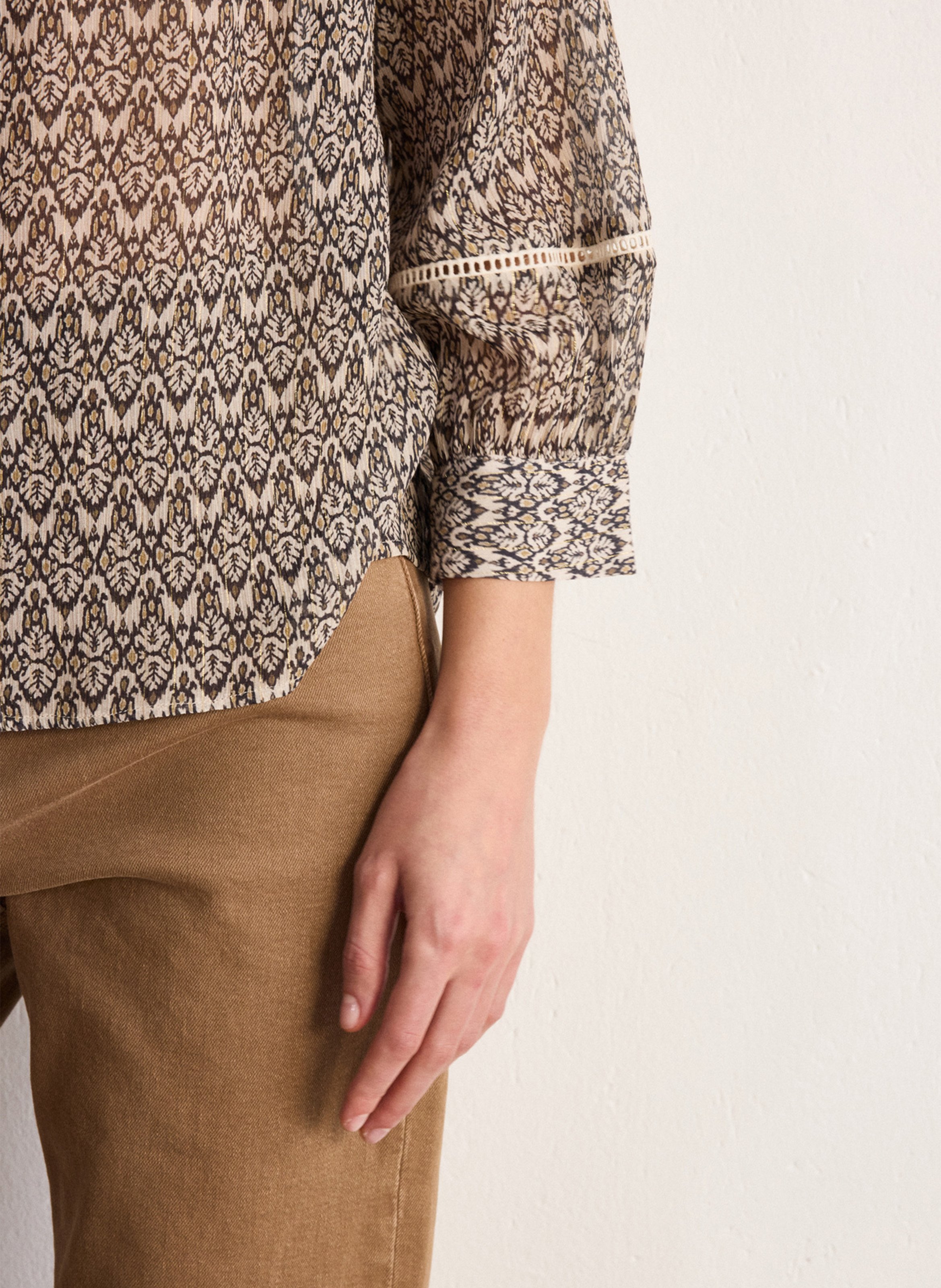 Chemise col classique  PABLO Beige