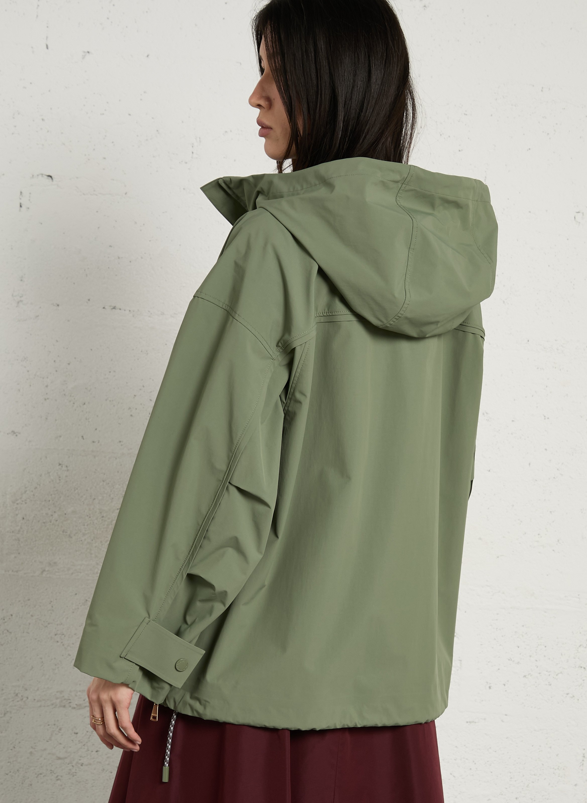Parka mit weiter Kapuze in Uni MAX MARA WEEK END Grun
