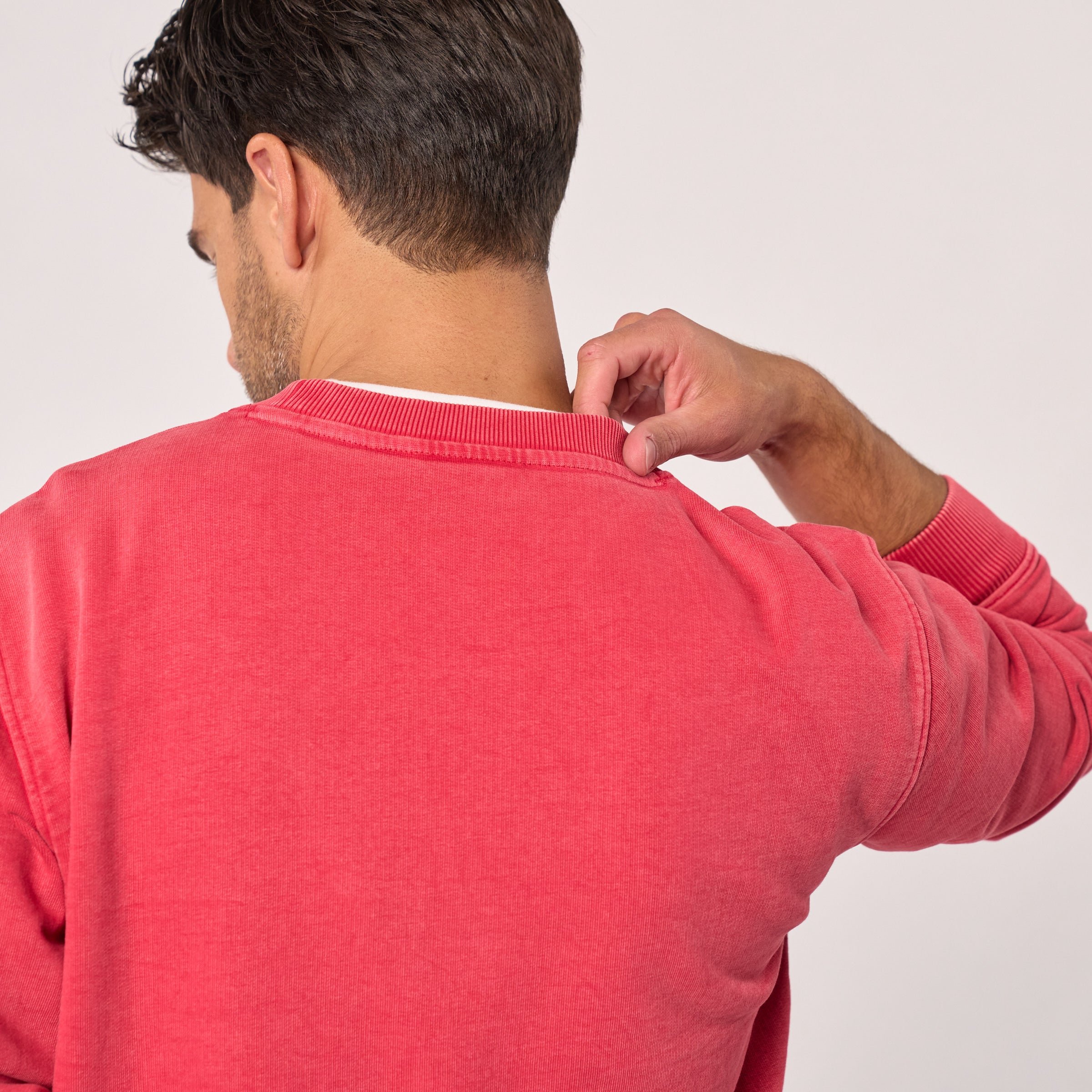 Vintage organic cotton sweatshirt Red