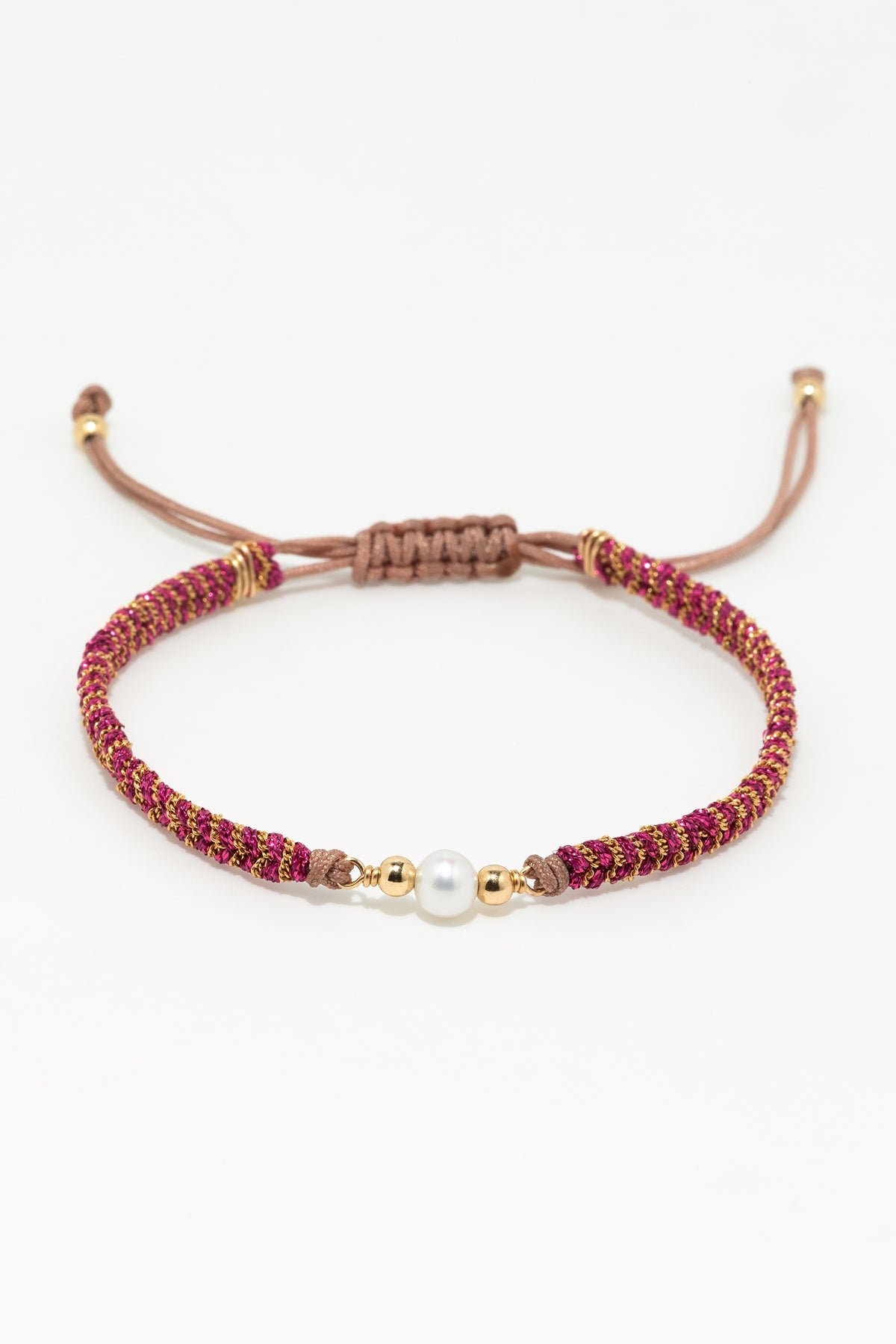 Vaiana cord bracelet with bead YAY Golden