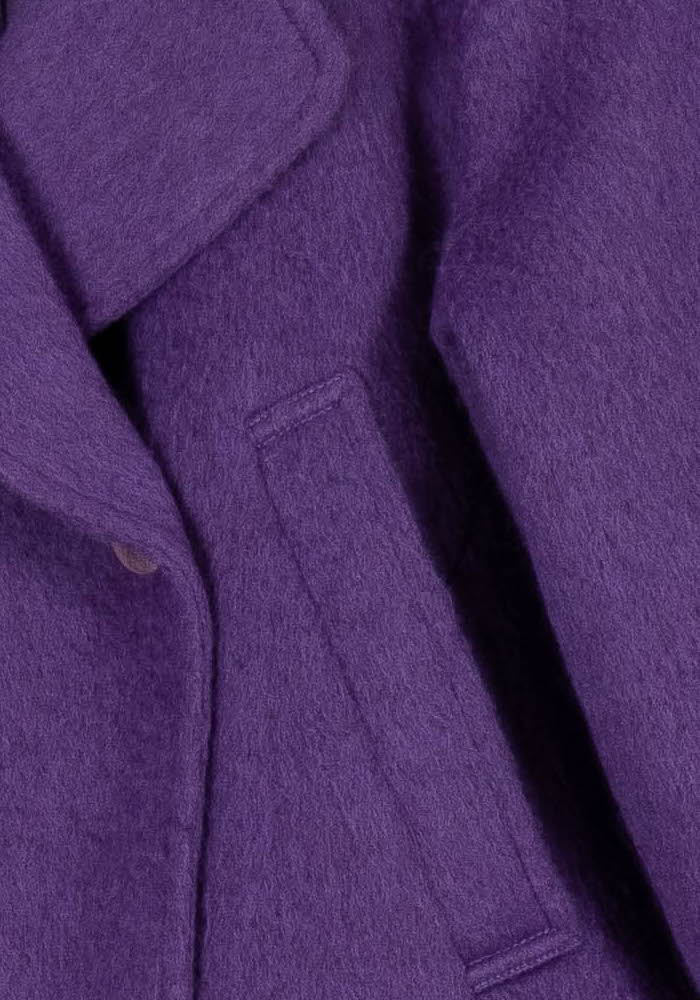 Long coat LIU JO - SECONDE MAIN Purple