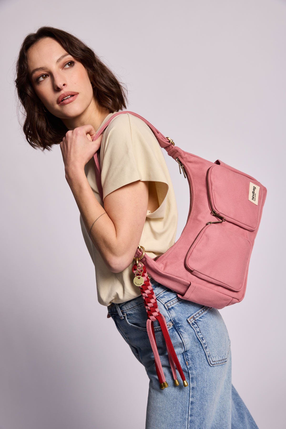 Porte-clés sammy HINDBAG Rose