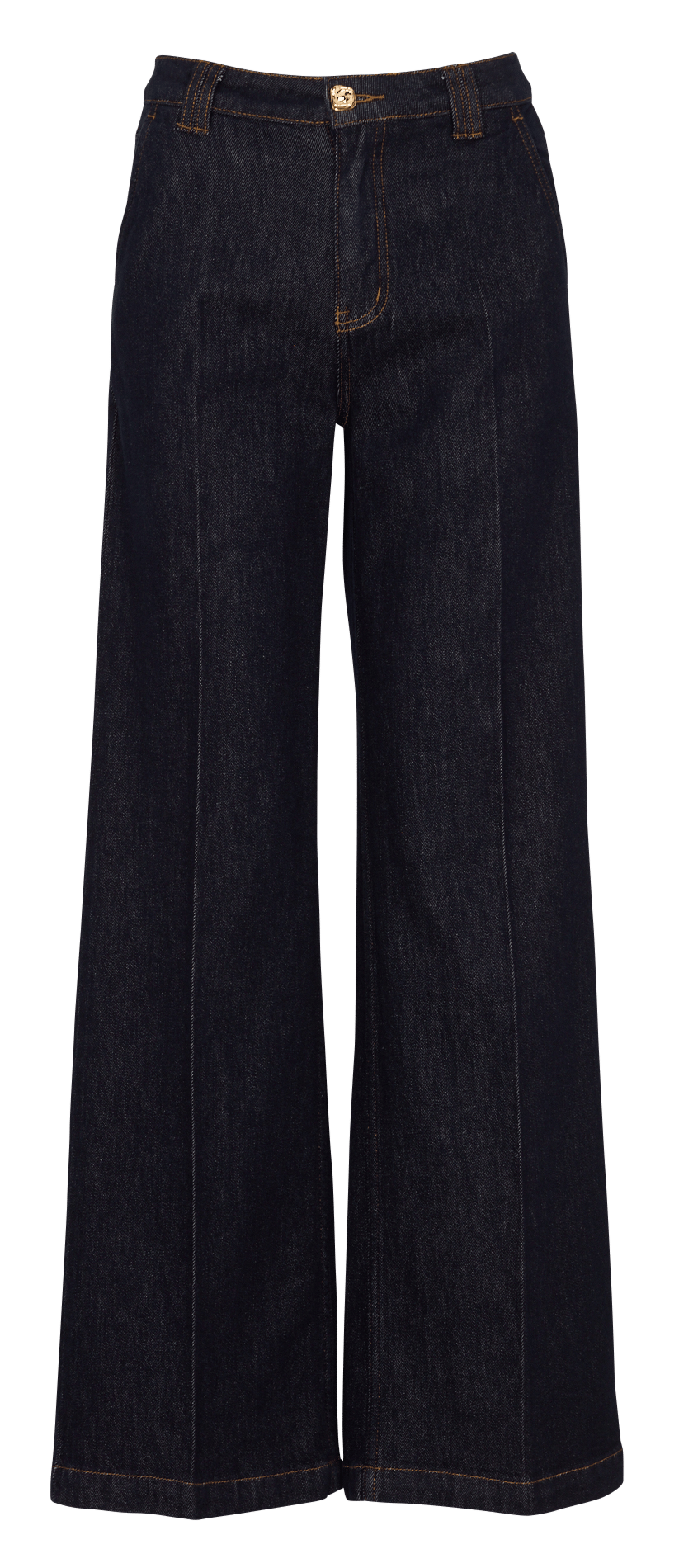 Flared cotton-blend jeans KOOKAI Blue